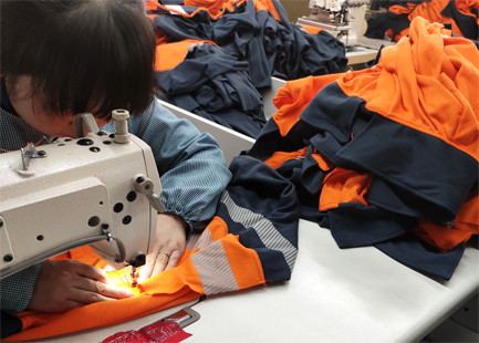 FR knitted garment factory